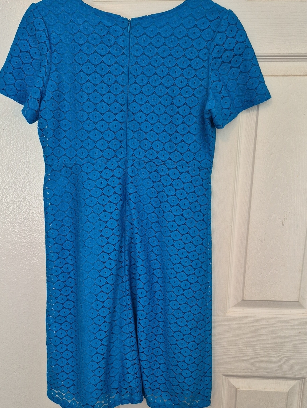 Rabbit Rabbit Rabbit Designs Bright Turquoise Lace Dress. - Picture 5 of 5